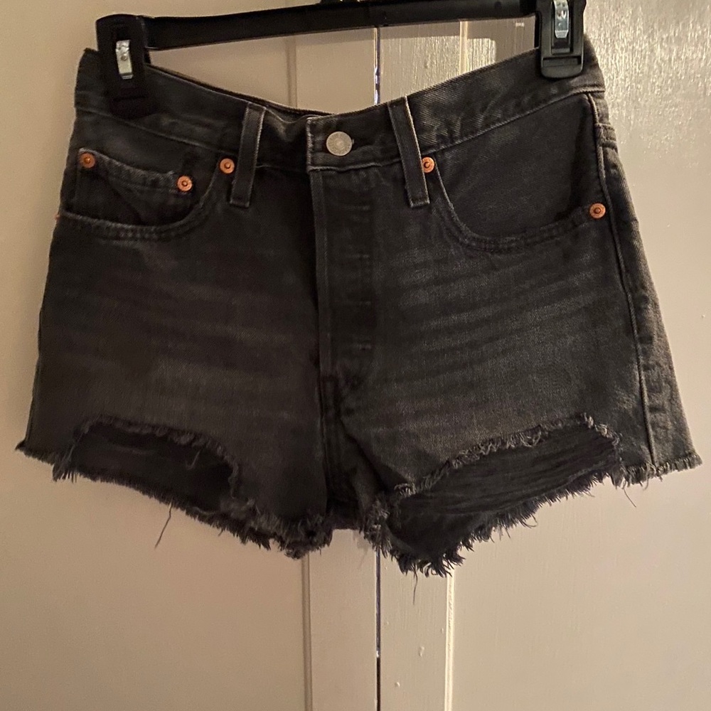 501’S LEVIS!  black shorts!